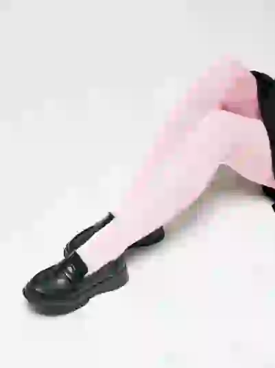 КОЛГОТКИ АЖУРНЫЕ ЛАПША РОЗОВЫЙ